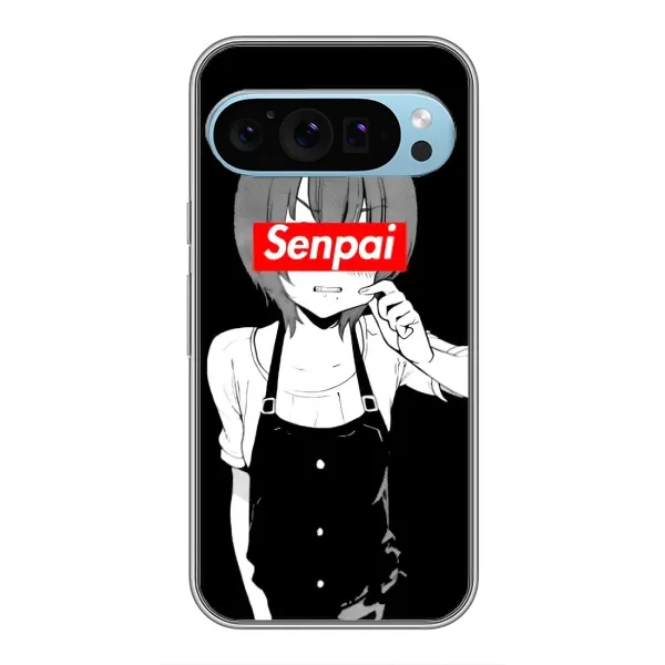 Чехол с принтом «Senpai» для Google Pixel 9 Чехол с принтом «Senpai» для Google Pixel 9
