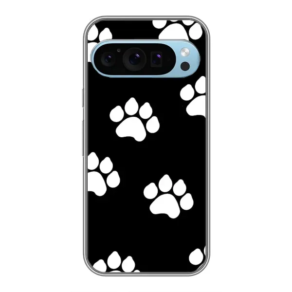 Чехол с принтом «Следы собаки» для Google Pixel 9 Чехол с принтом «Следы собаки» для Google Pixel 9