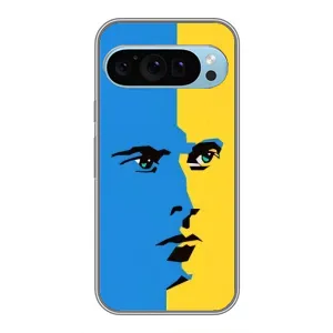 Украинские Чехлы для Google Pixel 9 с картинкой УПА (AlphaPrint) (Степан Бандера)