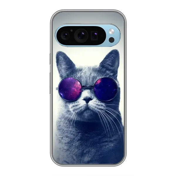 Чехол с принтом «Стильный кот» для Google Pixel 9
