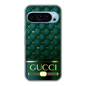 Чохли  GUCCI для Гугл Піксель 9 (AlphaPrint) (Текстура Гуччі)