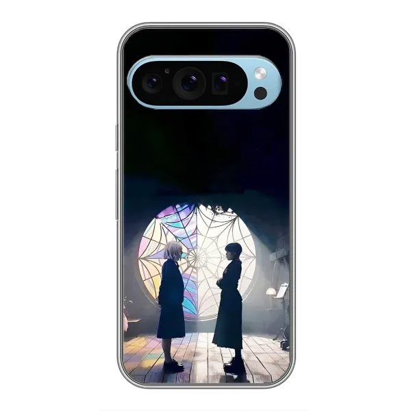 Чехол с принтом «Уэнздей и Инид» для Google Pixel 9