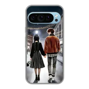 Чехол с принтом «Уэнздей и Тайлер» для Google Pixel 9