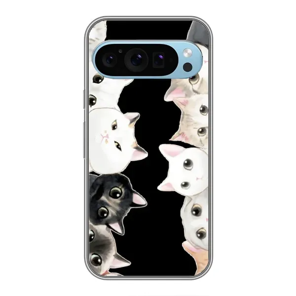 Чехол с принтом «Взгляд котов» для Google Pixel 9 Чехол с принтом «Взгляд котов» для Google Pixel 9
