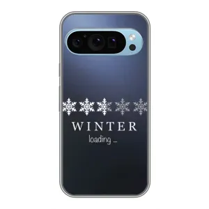 Зимние Чехлы для Гугл Пиксель 9 - прозрачный фон