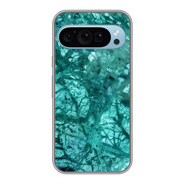 Чехол с принтом «Зеленый мрамор» для Google Pixel 9 Чехол с принтом «Зеленый мрамор» для Google Pixel 9