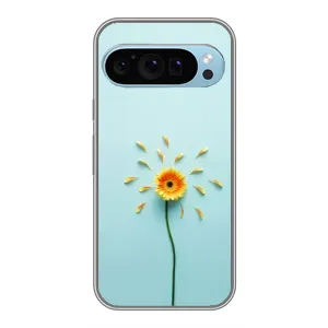 Чохли з квітами для Google Pixel 9 (VPrint) (Жовта квітка)