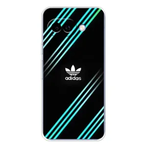 Чохли Адидас для Google Pixel 9A (AlphaPrint) (Адідас з полосами)