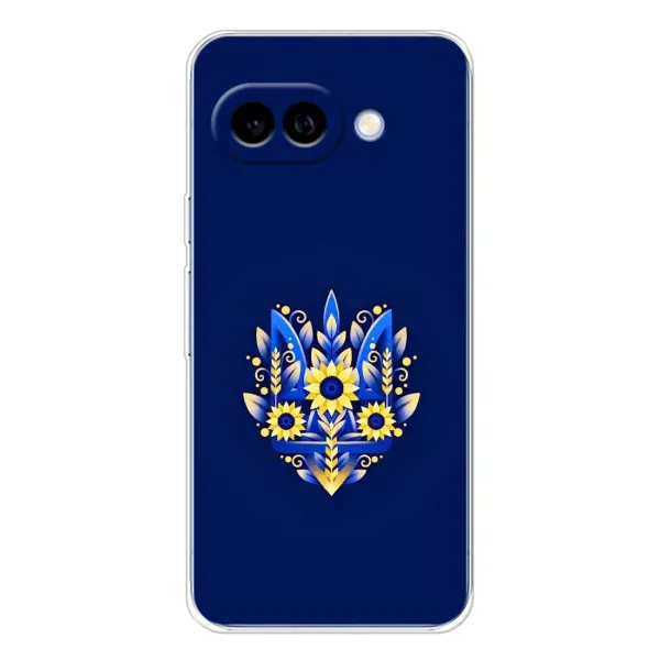 Чохол з принтом «Квітковий Герб» для Google Pixel 9A Чохол з принтом «Квітковий Герб» для Google Pixel 9A