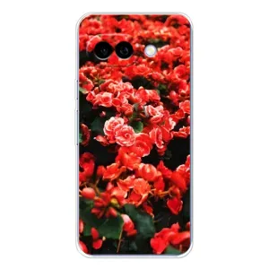 Чохли з квітами для Google Pixel 9A (VPrint) (Квіти червоні)