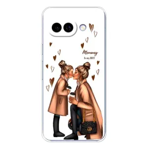 Чехол с принтом «Дочка и мама» для Google Pixel 9A