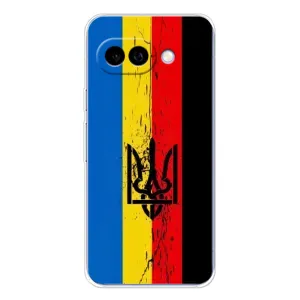 Украинские Чехлы для Google Pixel 9A с картинкой УПА (AlphaPrint) (Прапор УПА)
