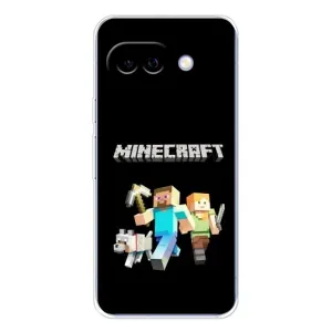 Чохол Майнкрафт на Google Pixel 9A (AlphaPrint) Minecraft (герої Minecraft)
