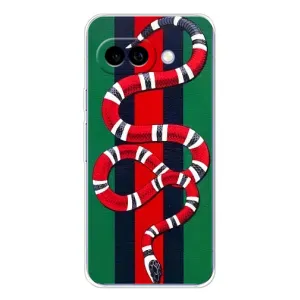Чохли  GUCCI для Піксель 9А (AlphaPrint) (Gucci змія)