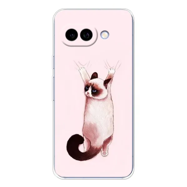 Чехол с принтом «Котик падает» для Google Pixel 9A Чехол с принтом «Котик падает» для Google Pixel 9A
