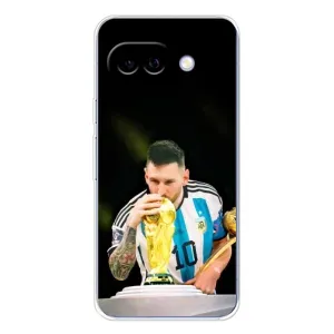 Чехлы для Google Pixel 9A (Leo чемпион) (AlphaPrint) (Кубок Месси)