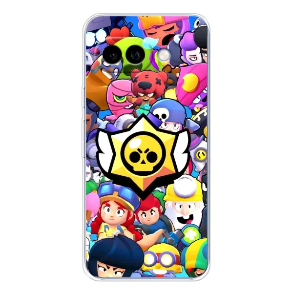 Чехол с принтом «Лого Brawl Stars» для Google Pixel 9A Чехол с принтом «Лого Brawl Stars» для Google Pixel 9A