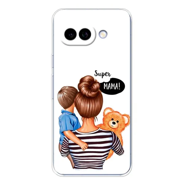 Чехол с принтом «Мама с сыном» для Google Pixel 9A Чехол с принтом «Мама с сыном» для Google Pixel 9A