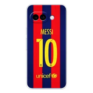 Чехлы Месси для Google Pixel 9A (AlphaPrint) (Messi Barca 10)