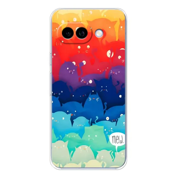 Чехол с принтом «Mew» для Google Pixel 9A Чехол с принтом «Mew» для Google Pixel 9A