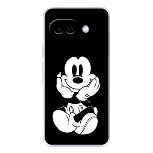Эксклюзивный чехол для Google Pixel 9A (AlphaPrint - Мультяшные) (Микки на черном)