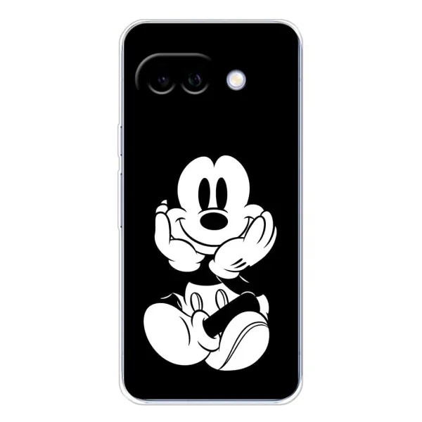 Чехол с принтом «Микки на черном» для Google Pixel 9A