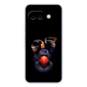 Чехол с принтом «Три обезьяны» для Google Pixel 9A