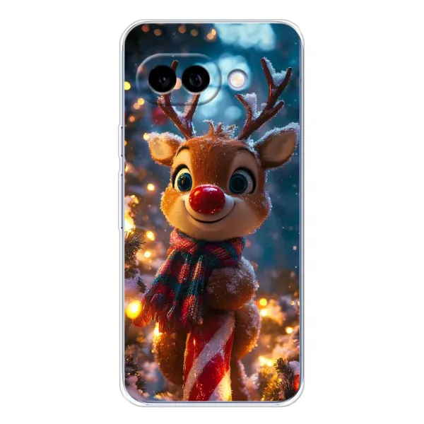 Чехол с принтом «Олень с шарфом» для Google Pixel 9A Чехол с принтом «Олень с шарфом» для Google Pixel 9A