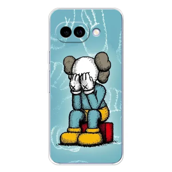 Чехол с принтом «Плач Bearbrick» для Google Pixel 9A