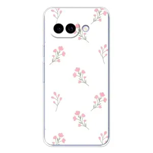 Чехол с принтом «Розовые цветы» для Google Pixel 9A