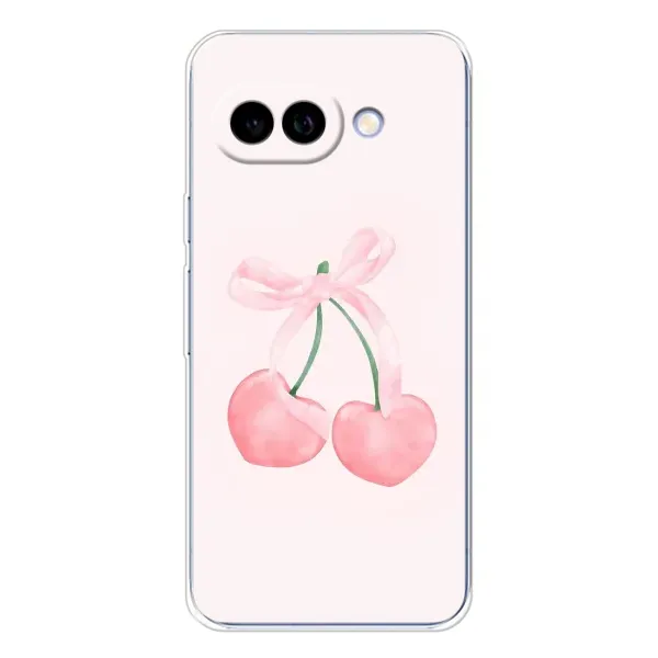 Чехол с принтом «Розовые вишни» для Google Pixel 9A Чехол с принтом «Розовые вишни» для Google Pixel 9A