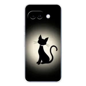 Чохол з принтом «Силует котика» для Google Pixel 9A