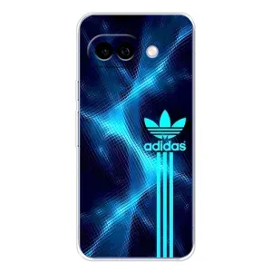 Чохли Адидас для Google Pixel 9A (AlphaPrint) (Синій Адідас)