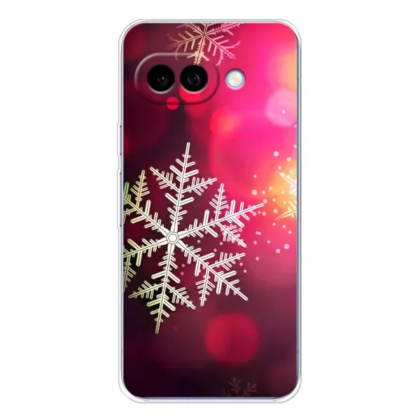 Чехол с принтом «Снежинка» для Google Pixel 9A Чехол с принтом «Снежинка» для Google Pixel 9A