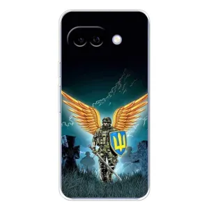 Чехлы с картинкой ЗСУ для Google Pixel 9A (AlphaPrint) (Солдат ЗСУ)