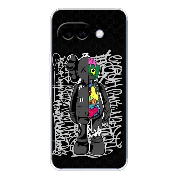 Чехол с принтом «Стиль Bearbrick» для Google Pixel 9A