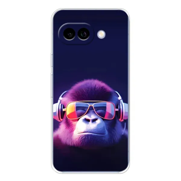 Чехол с принтом «Стильная обезьяна» для Google Pixel 9A