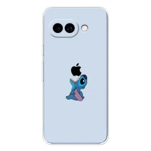 Чохол з принтом Стіч на Google Pixel 9A (Stitch apple)