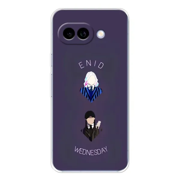 Чехол с принтом «Уэнздей и подруга» для Google Pixel 9A Чехол с принтом «Уэнздей и подруга» для Google Pixel 9A