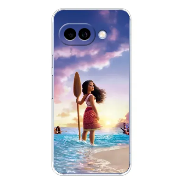 Чехол с принтом «Моана с веслом» для Google Pixel 9A