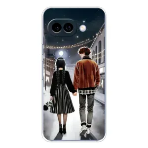 Чехол с принтом «Уэнздей и Тайлер» для Google Pixel 9A