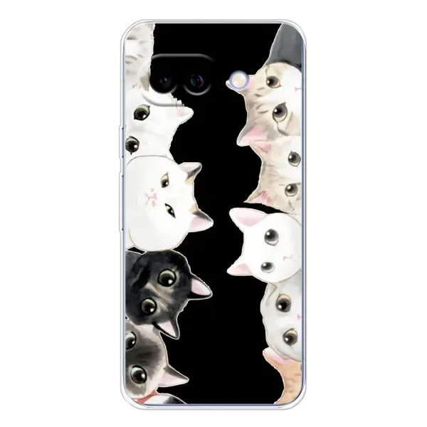 Чехол с принтом «Взгляд котов» для Google Pixel 9A Чехол с принтом «Взгляд котов» для Google Pixel 9A