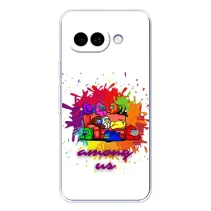 Чехол Амонг Ас для Google Pixel 9A (AlphaPrint) (Яркий АмонгАс)