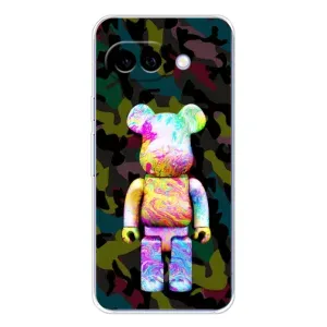 Чехол с принтом «Яркий Bearbrick» для Google Pixel 9A