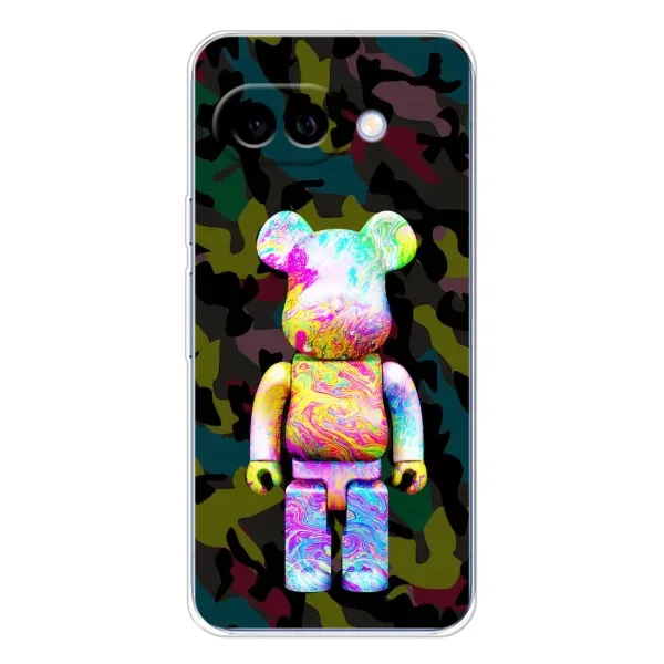 Чехол с принтом «Яркий Bearbrick» для Google Pixel 9A