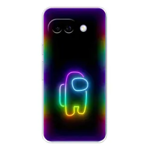 Чехол Амонг Ас для Google Pixel 9A (AlphaPrint) (Яркий скин)