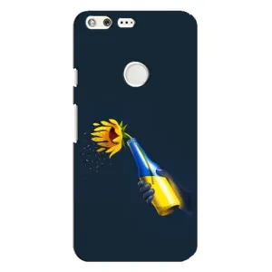Чехол для Патриота Украины Google Pixel XL - (AlphaPrint) (Коктейль молотова)