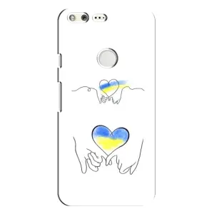 Чехол для Патриота Украины Google Pixel XL - (AlphaPrint) (Мир Украине)