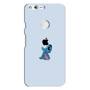 Чохол з принтом Стіч на Google Pixel XL (Stitch apple)