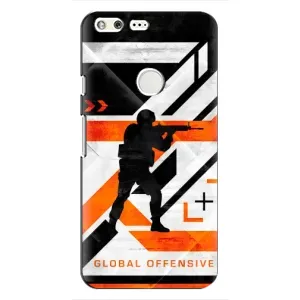 Чехлы с тематикой Киберспорт для Google Pixel (VPrint) (Cs:Go)
